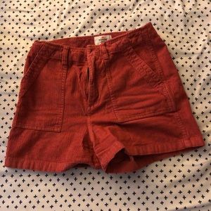 High waist shorts